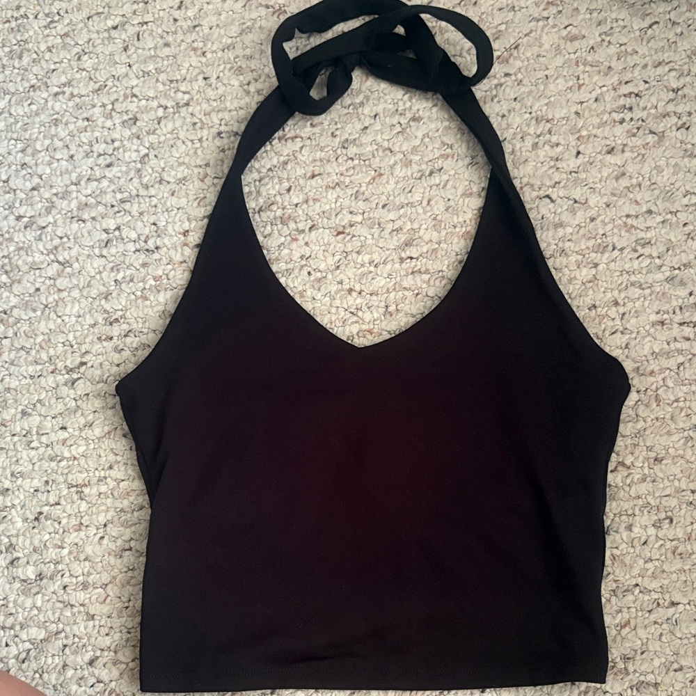 Hollister Black Halter Top
